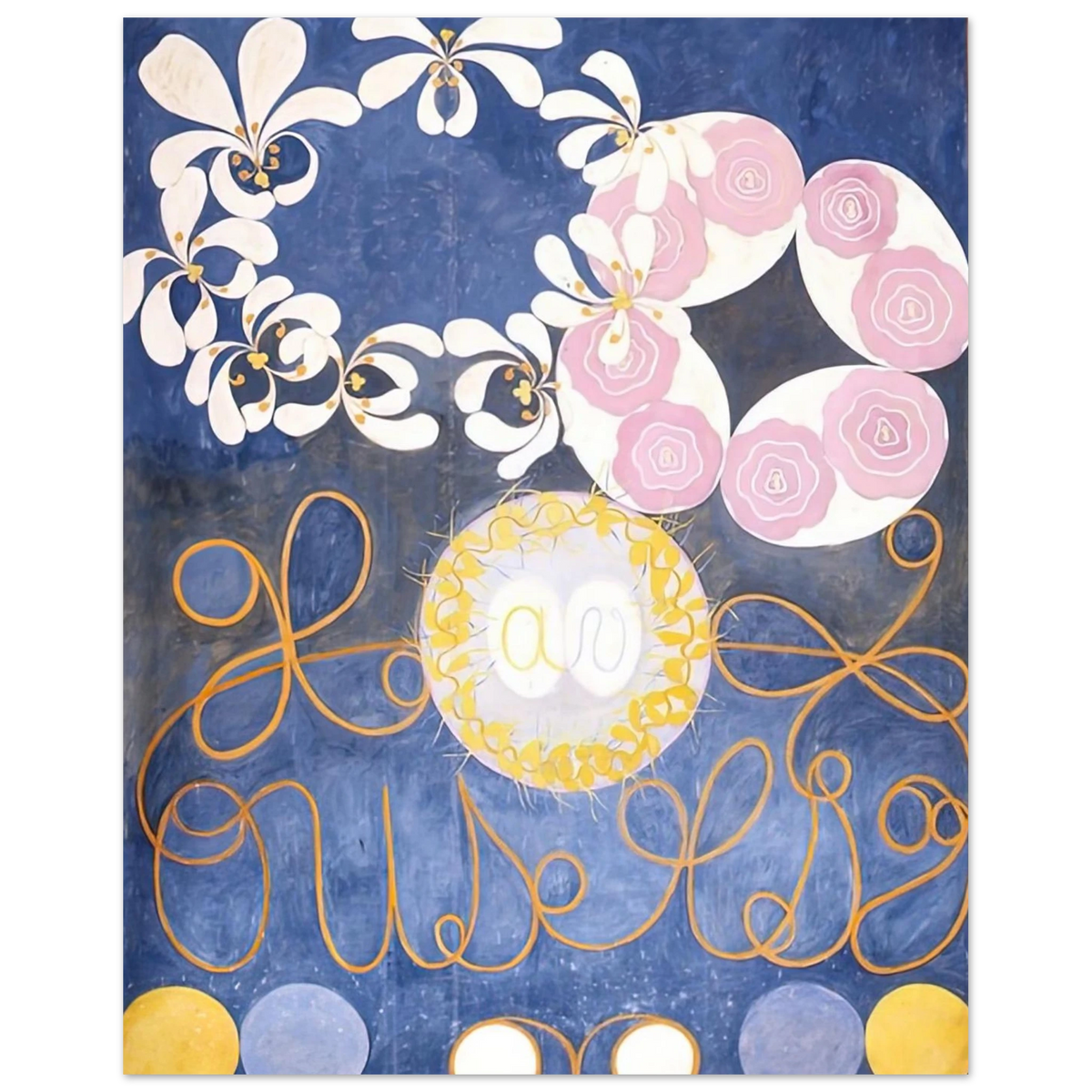 Hilma af Klint - THE TEN LARGEST 1907 Wall art - A3 (29.7 x 42  cm) - Fine Art Poster - -