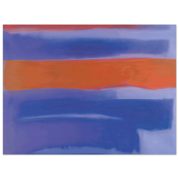 Esteban Vicente - UNTITLED 1980  75x100 cm / 30x40inches Fine Art Poster