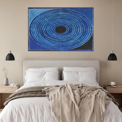 Bindu - Abstract Art - S. H. Raza Art Prints - 100x150 cm / 40x60″ inches | S. H. Raza Poster | S. H. Raza Prints