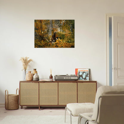 ON THE TRAIL - Winslow Homer Brushed Aluminum Print - 70x100 cm / 28x40 inches | Winslow Homer Aluminum Print | Winslow Homer Prints
