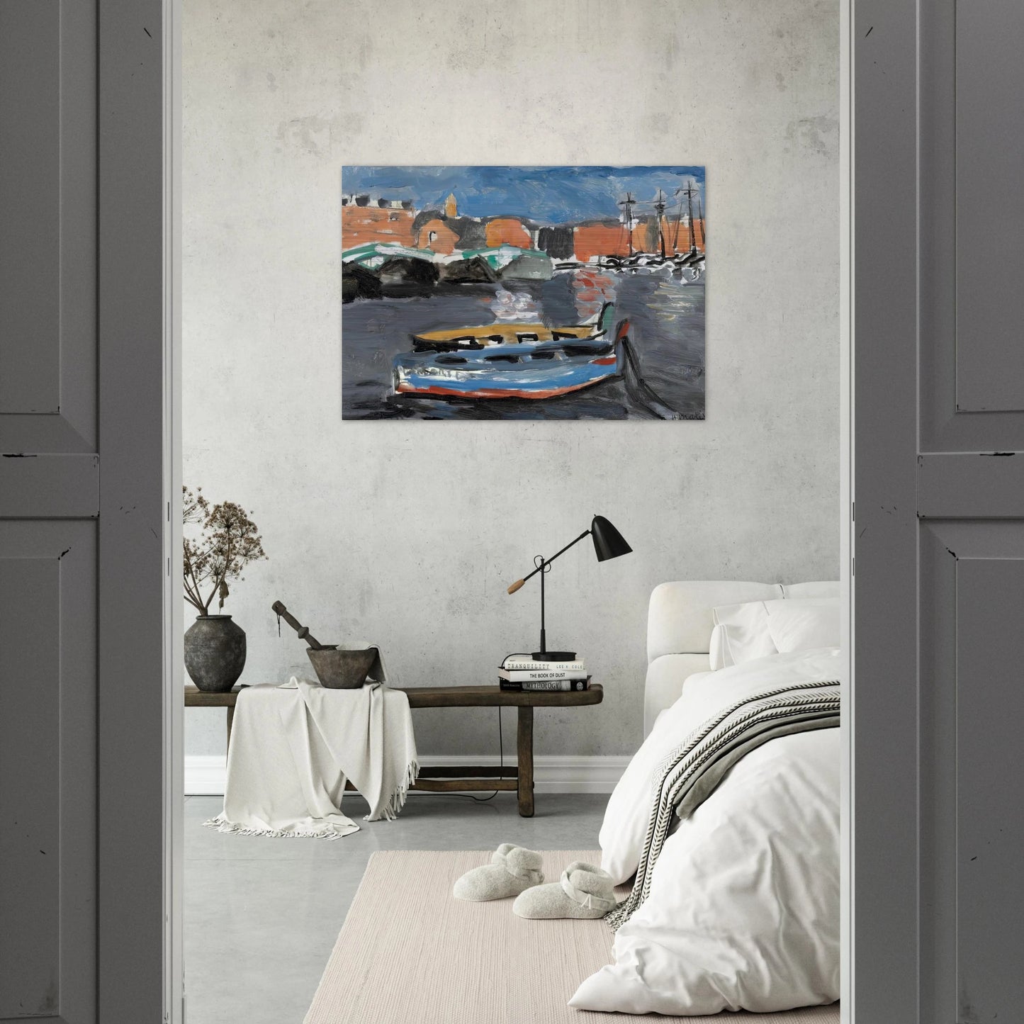 PORT DE MARSEILLE 1917 - Henri Matisse Brushed Aluminum Print - 70x100 cm / 28x40 inches | Henri Matisse Aluminum Print | Henri Matisse Prints