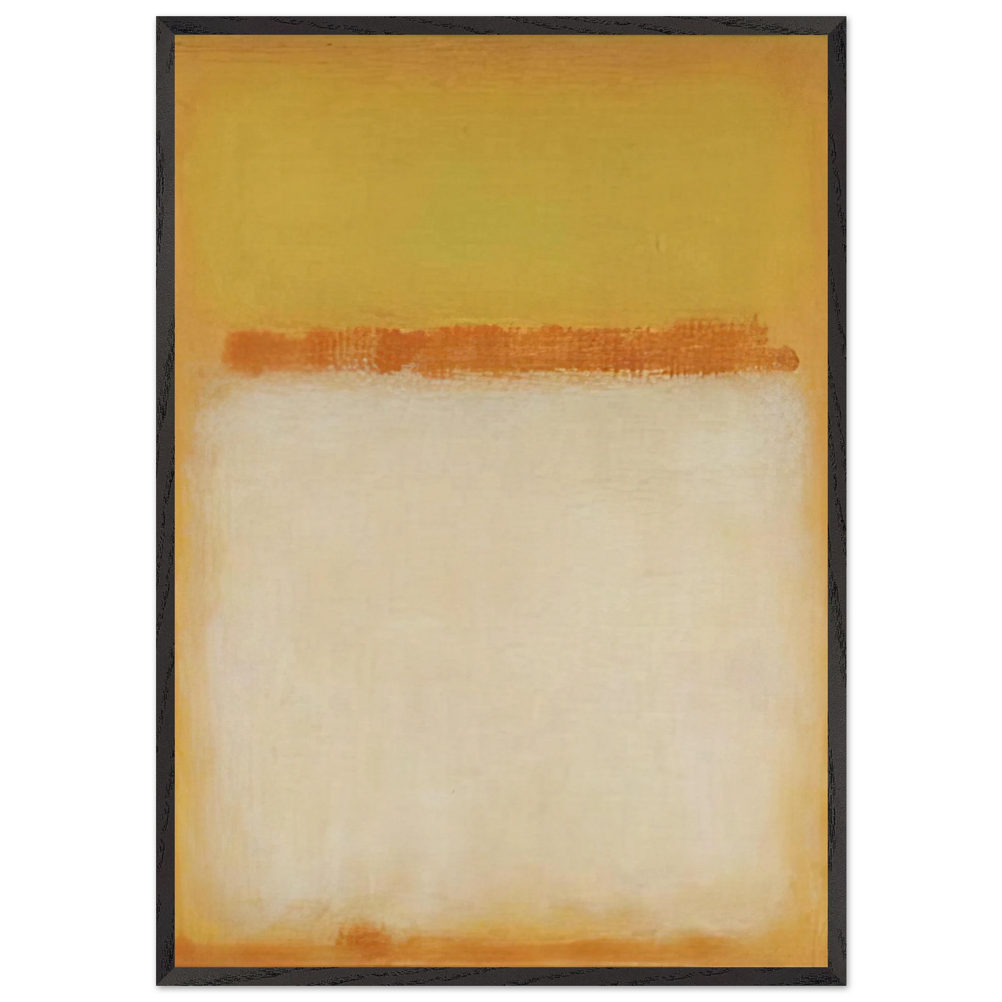 Untitled - 1955 N1 - Mark Rothko 70x100 cm / 28x40 inches Framed Art Print – Black Wooden Frame