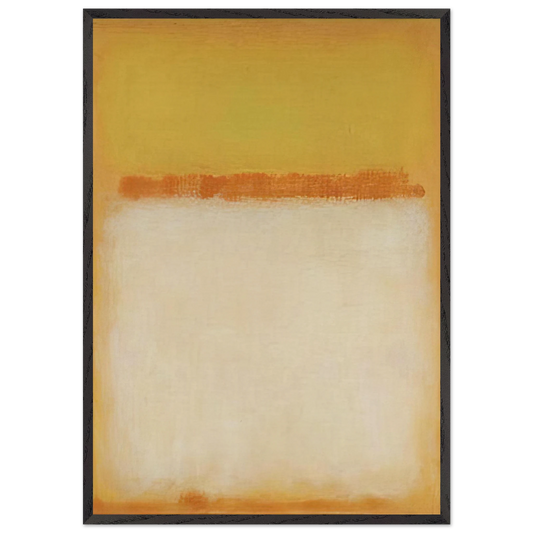 Untitled - 1955 N1 - Mark Rothko 70x100 cm / 28x40 inches Framed Art Print – Black Wooden Frame