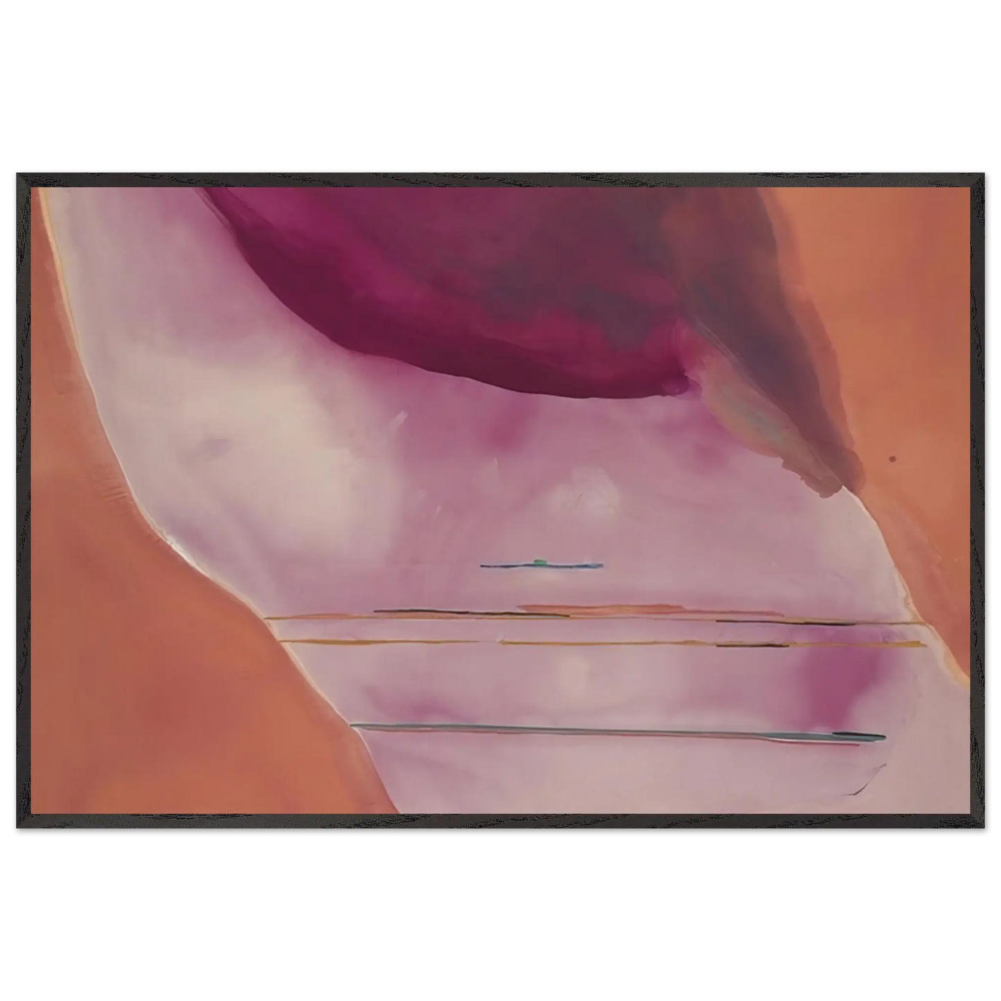 Helen Frankenthaler - Pendulum - 1972 Wall art - 30x40 cm / 12x16 Inches - Fine Art Poster - -