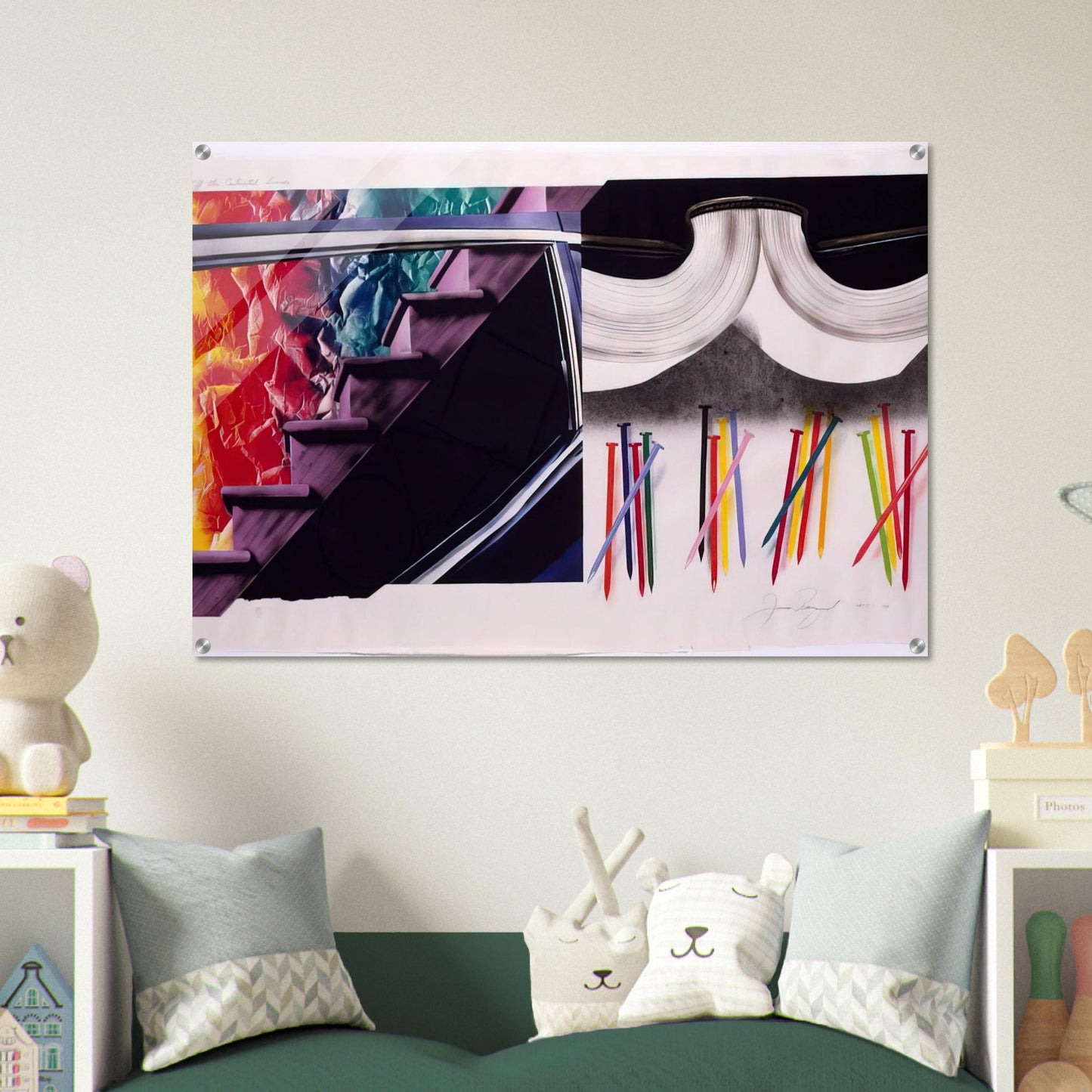 Off the Continental Divide - James Rosenquist Acrylic Print - 70x100 cm / 28x40″ inches | James Rosenquist Wall Art | James Rosenquist Prints