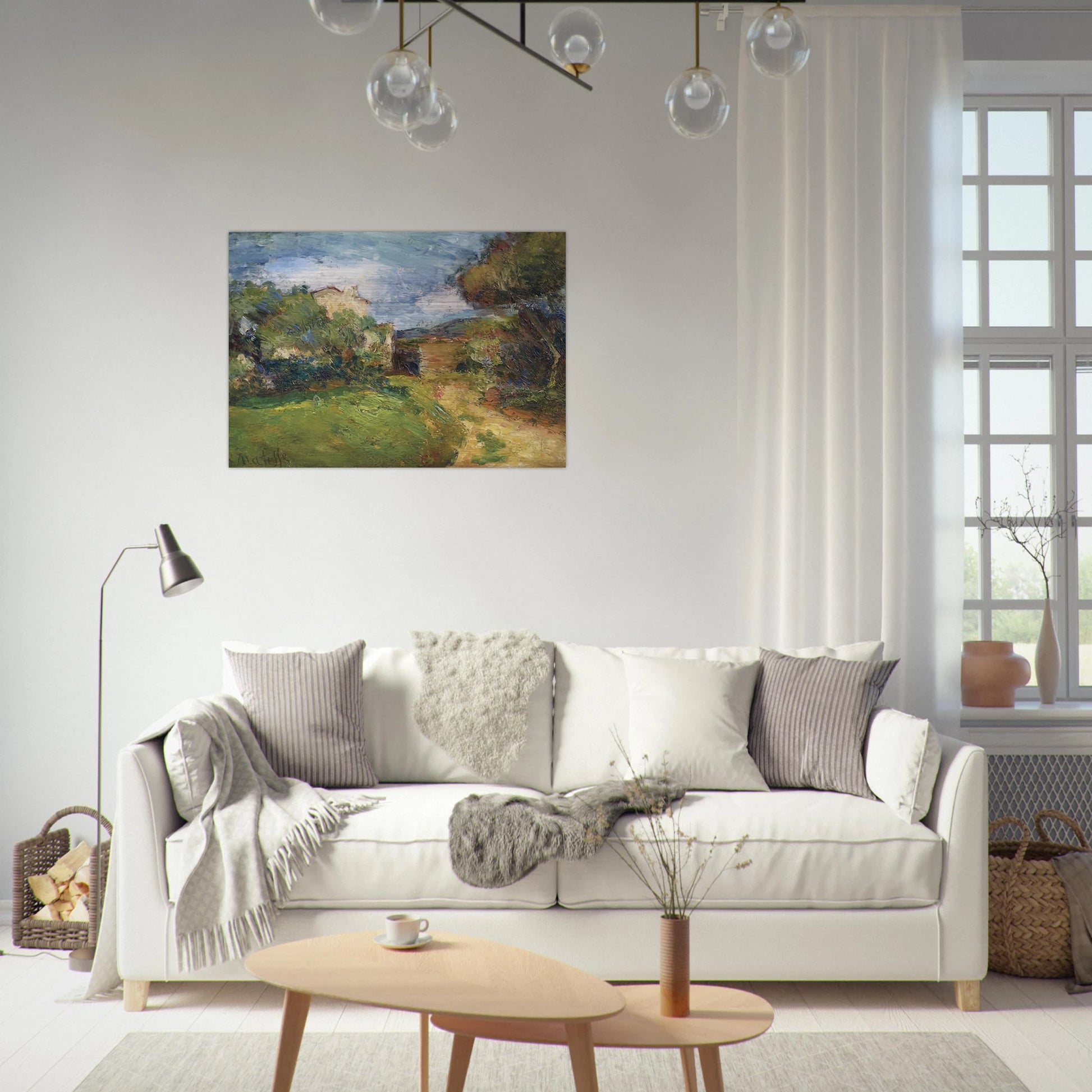 PETIT PAYSAGE CORSE 1898 - Henri Matisse Brushed Aluminum Print - 70x100 cm / 28x40 inches | Henri Matisse Aluminum Print | Henri Matisse Prints