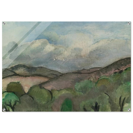 LE MONT CHAUVE A NICE 1918 - Henri Matisse Acrylic Print - 70x100 cm / 28x40″ inches