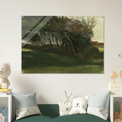 Landscape with windswept trees - Vincent van Gogh Acrylic Print - 70x100 cm / 28x40″ inches | Vincent van Gogh Wall Art | Vincent van Gogh Prints