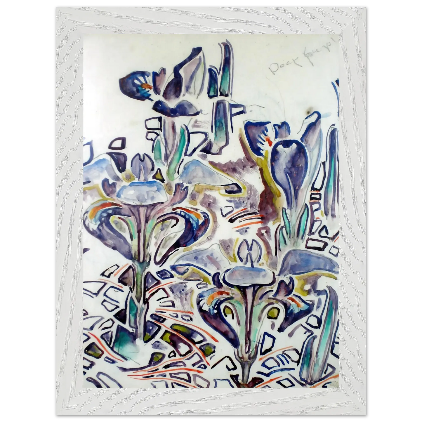 Walter Inglis Anderson - Walter Anderson Wall art - 45x60 cm / 18x24 Inches - Premium Wooden Framed Poster With Fine Art Paper - Black frame