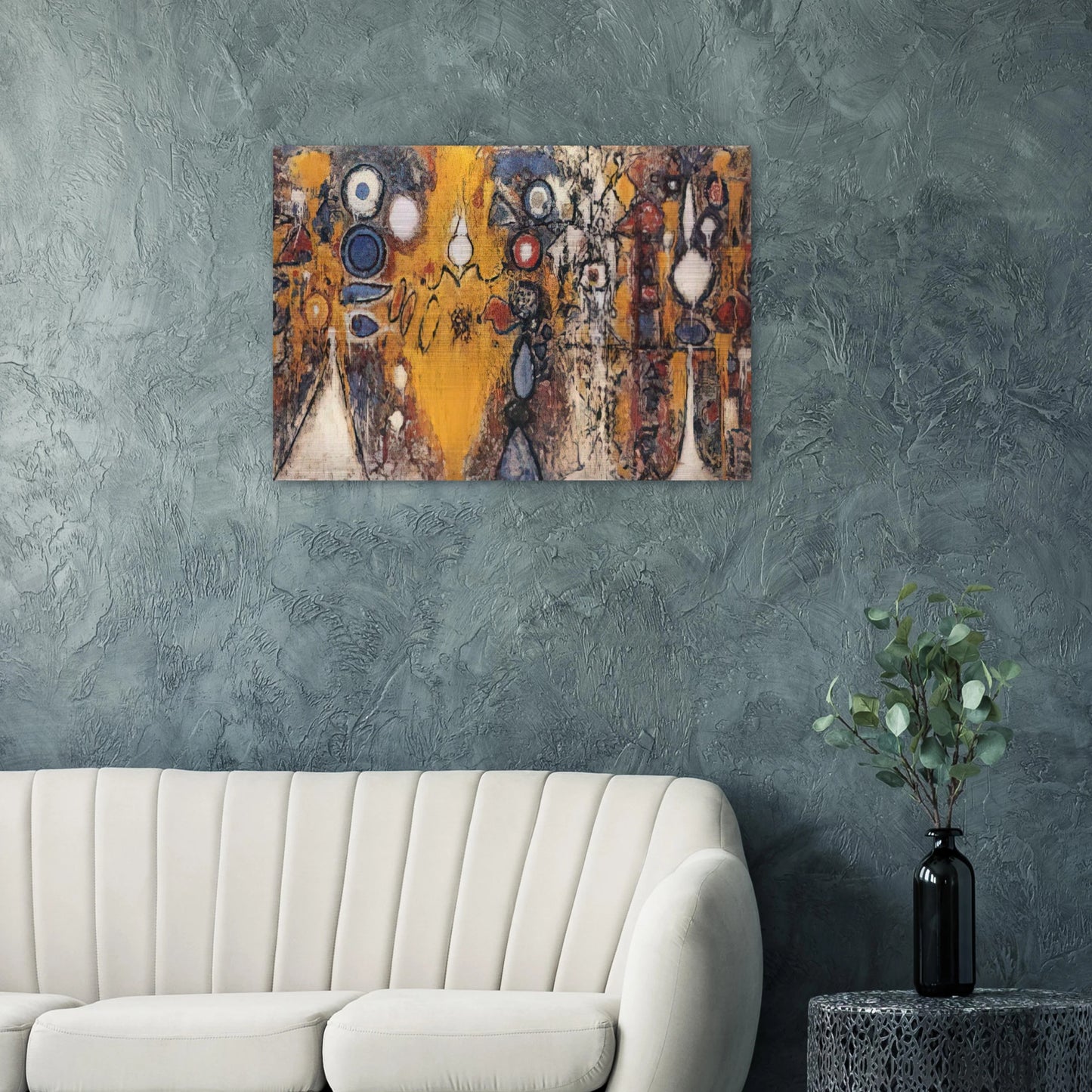Number 1 - 1951 - Richard Pousette-Dart Brushed Aluminum Print - 70x100 cm / 28x40 inches | Richard Pousette-Dart Aluminum Print | Richard Pousette-Dart Prints