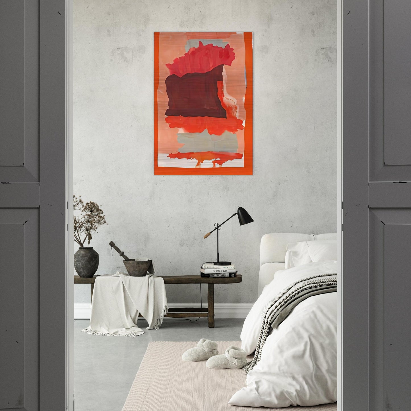 Cape Orange, 1964- - Helen Frankenthaler Brushed Aluminum Print - 70x100 cm / 28x40 inches | Helen Frankenthaler Aluminum Print | Helen Frankenthaler Prints