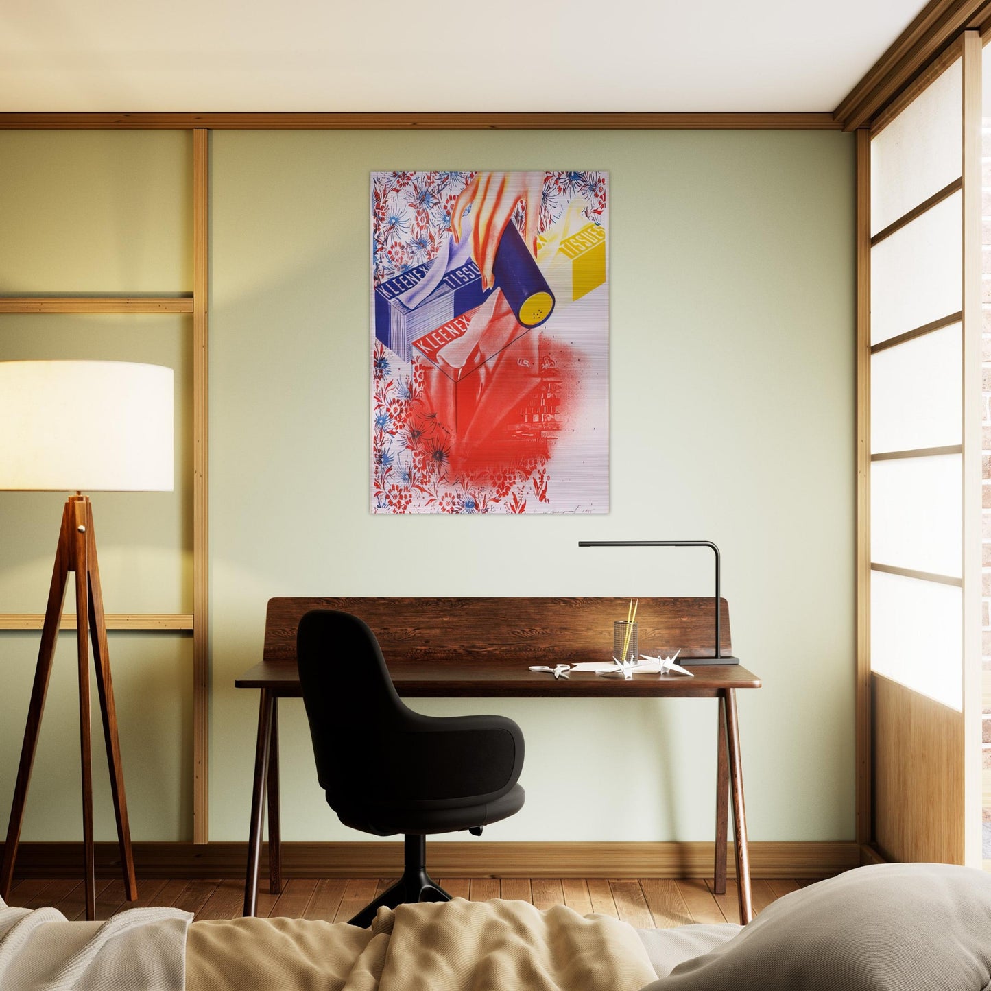 Campaign - James Rosenquist Brushed Aluminum Print - 70x100 cm / 28x40 inches | James Rosenquist Aluminum Print | James Rosenquist Prints