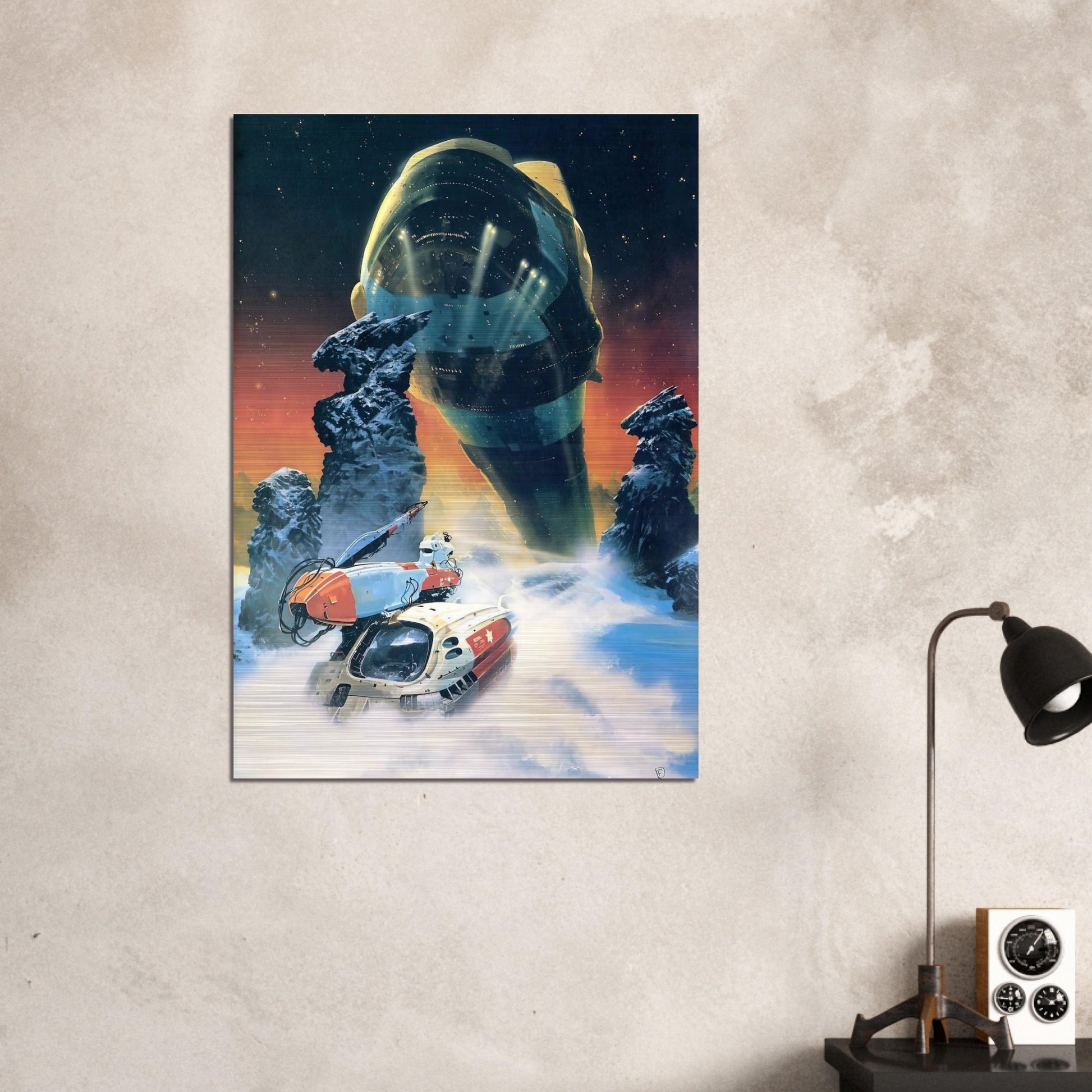 Chris Foss - Chris Foss Brushed Aluminum Print - 70x100 cm / 28x40 inches | Chris Foss Aluminum Print | Chris Foss Prints