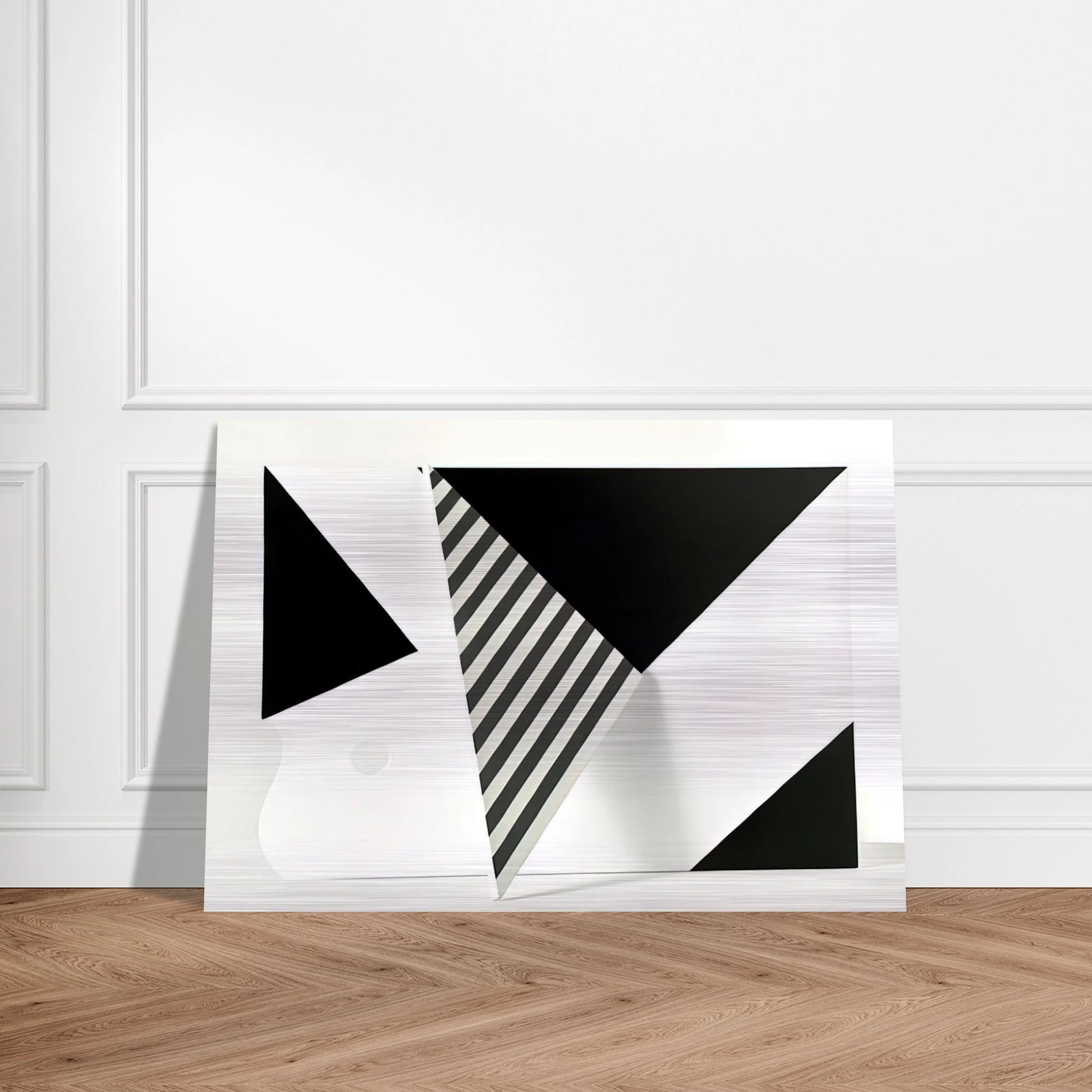 Untitled - 2009 - Omar Rayo Brushed Aluminum Print - 70x100 cm / 28x40 inches | Omar Rayo Aluminum Print | Omar Rayo Prints