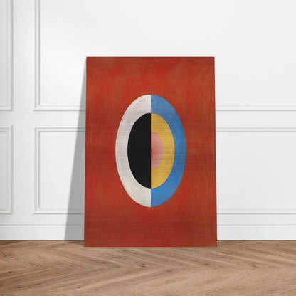 THE SWAN NO 17 1915 0 - Hilma af Klint Brushed Aluminum Print - 70x100 cm / 28x40 inches | Hilma af Klint Aluminum Print | Hilma af Klint Prints