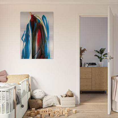 Phenomena Waiting Gables - Paul Jenkins Brushed Aluminum Print - 70x100 cm / 28x40 inches | Paul Jenkins Aluminum Print | Paul Jenkins Prints