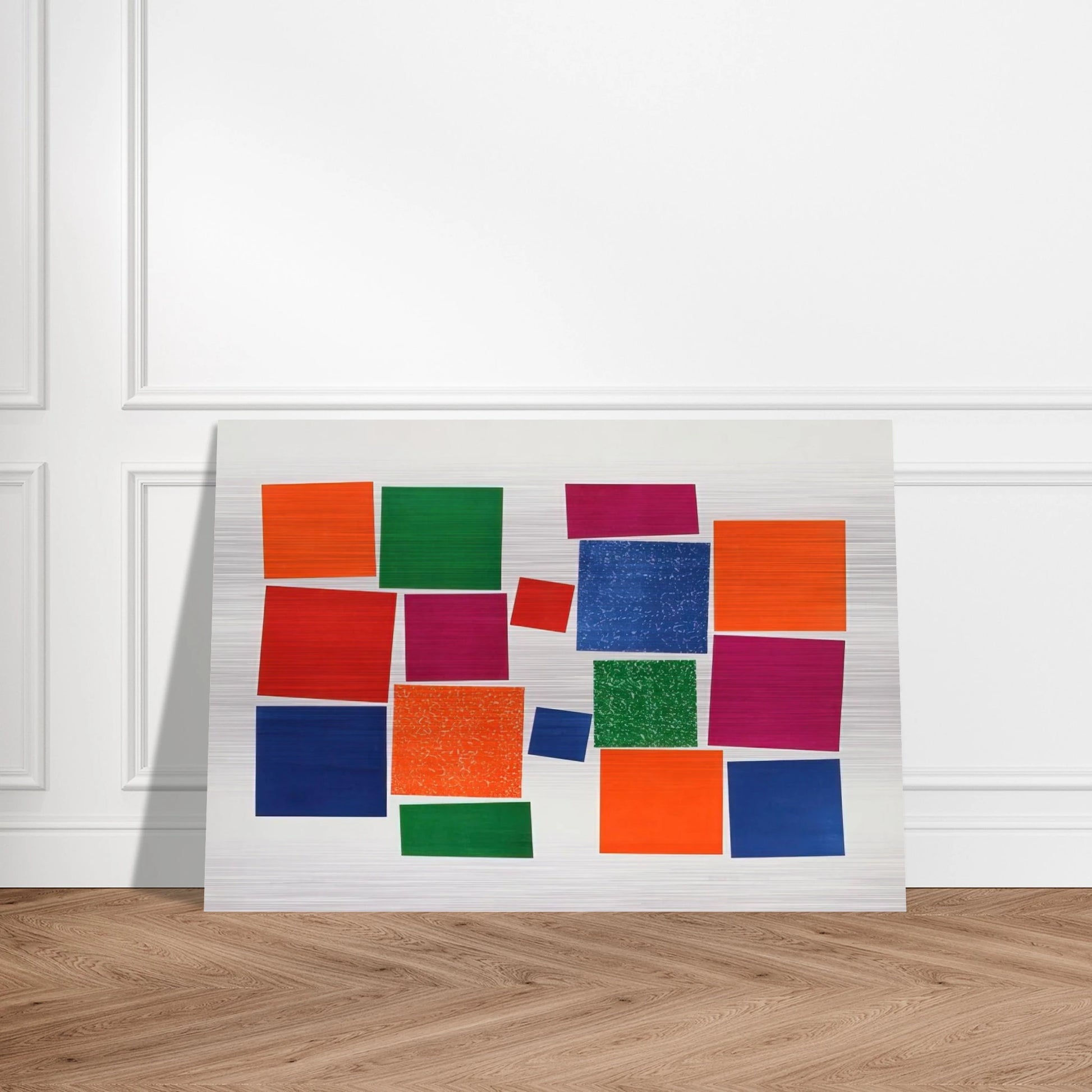Untitled V - 1967 - Piero Dorazio Brushed Aluminum Print - 70x100 cm / 28x40 inches | Piero Dorazio Aluminum Print | Piero Dorazio Prints