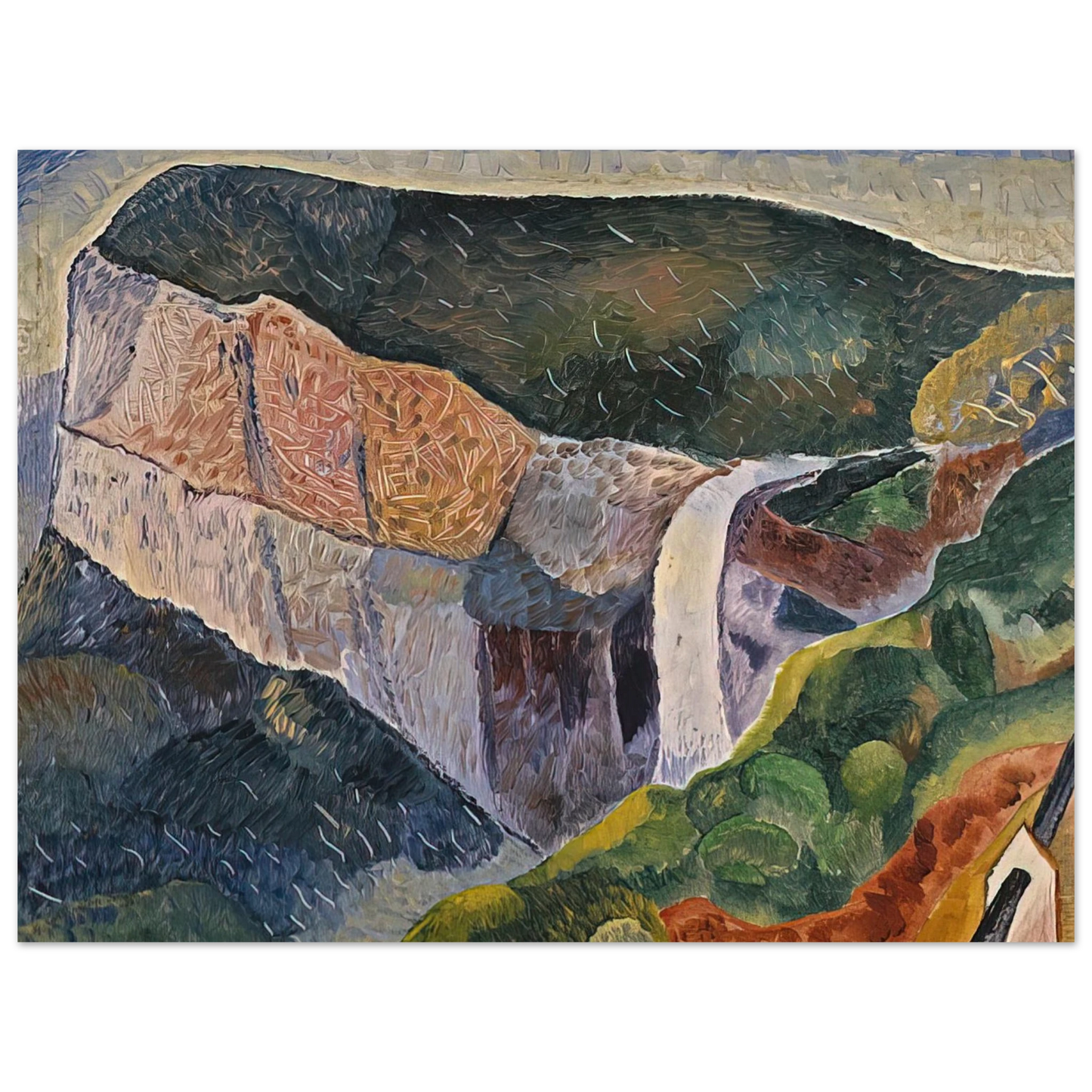 Grace Cossington Smith - Govett's Leap - 1933  75x100 cm / 30x40inches Fine Art Poster