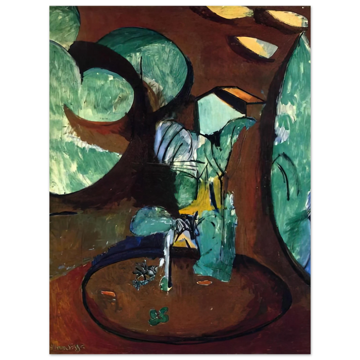Henri Matisse - GARDEN AT ISSY  75x100 cm / 30x40inches Fine Art Poster