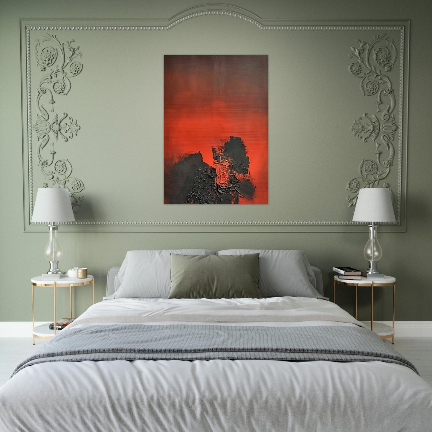 UNTITLED 1961 1 - Luis Feito Brushed Aluminum Print - 70x100 cm / 28x40 inches | Luis Feito Aluminum Print | Luis Feito Prints