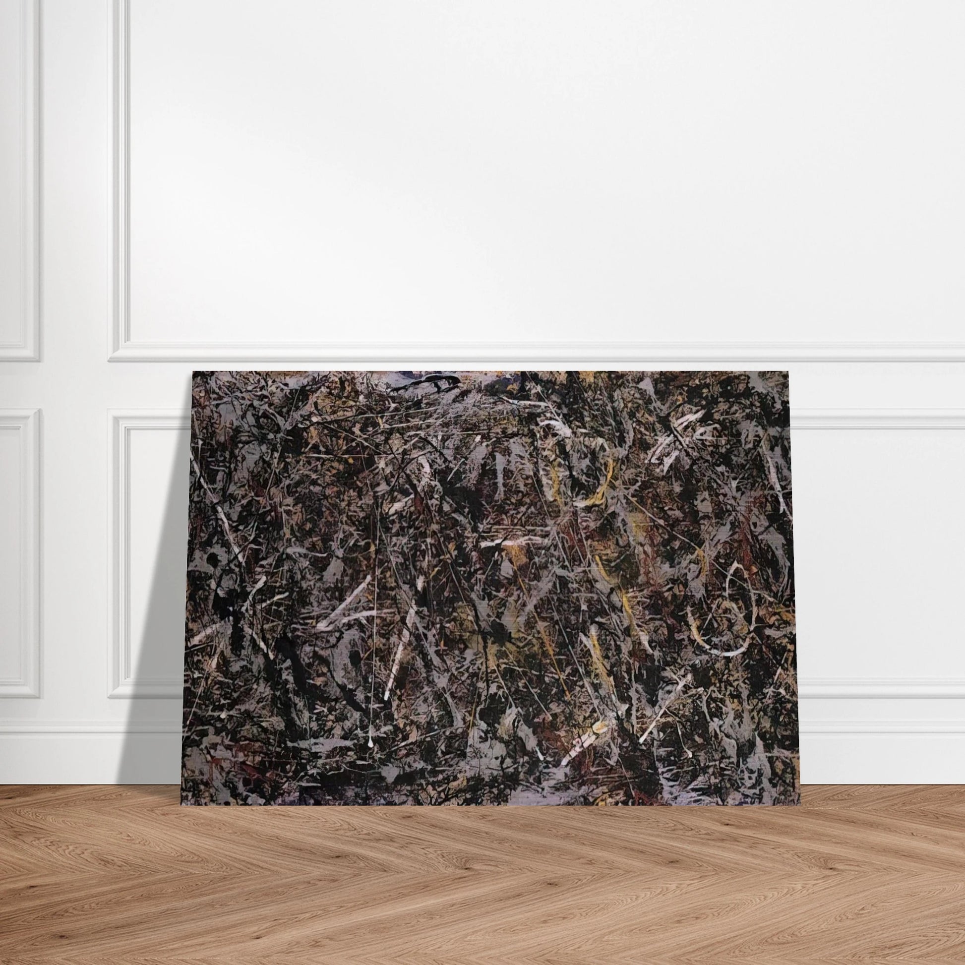 ALCHEMY 1947 - Jackson Pollock Brushed Aluminum Print - 70x100 cm / 28x40 inches | Jackson Pollock Aluminum Print | Jackson Pollock Prints