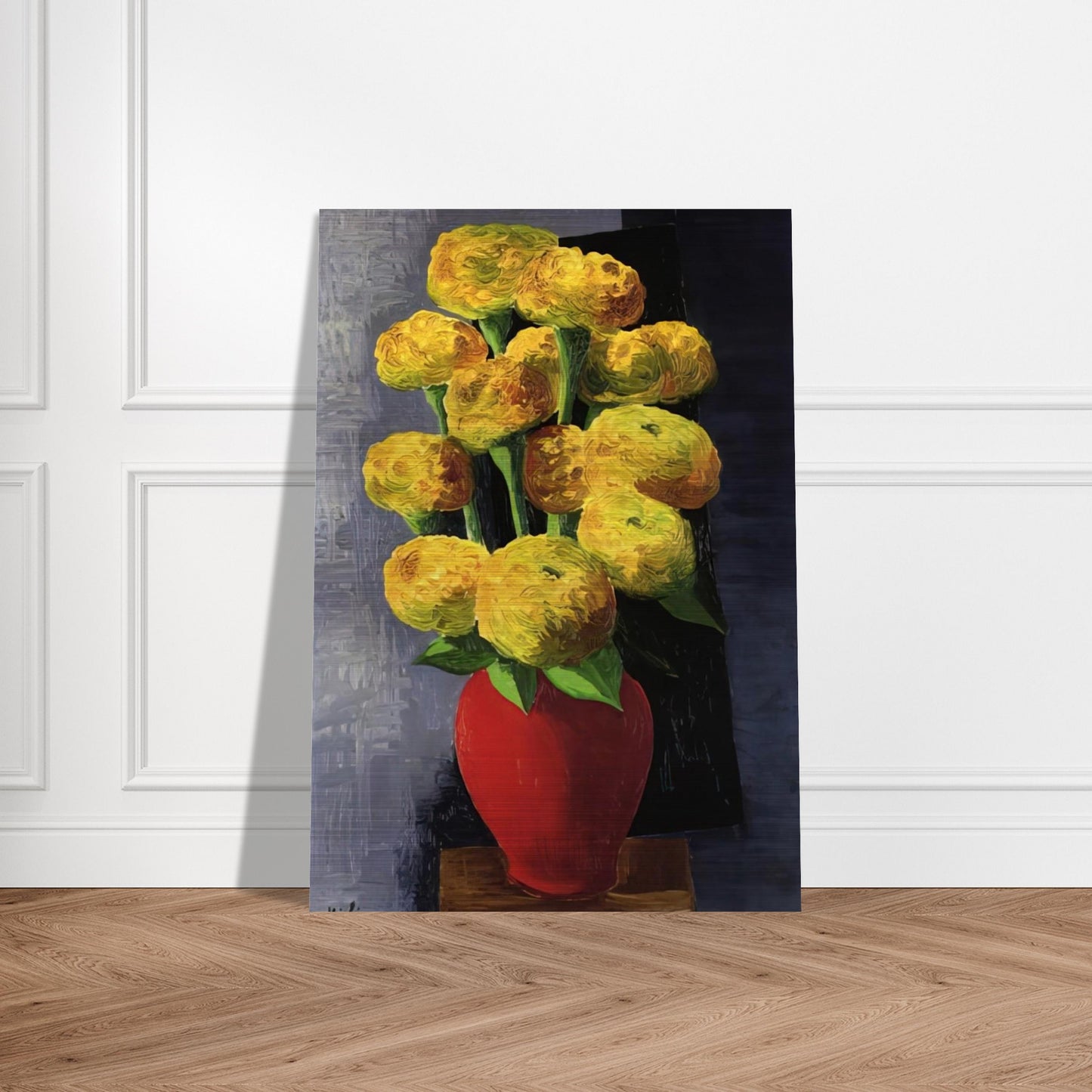 FLOWERS AND SHELLS 1919 - Moise Kisling Brushed Aluminum Print - 70x100 cm / 28x40 inches | Moise Kisling Aluminum Print | Moise Kisling Prints