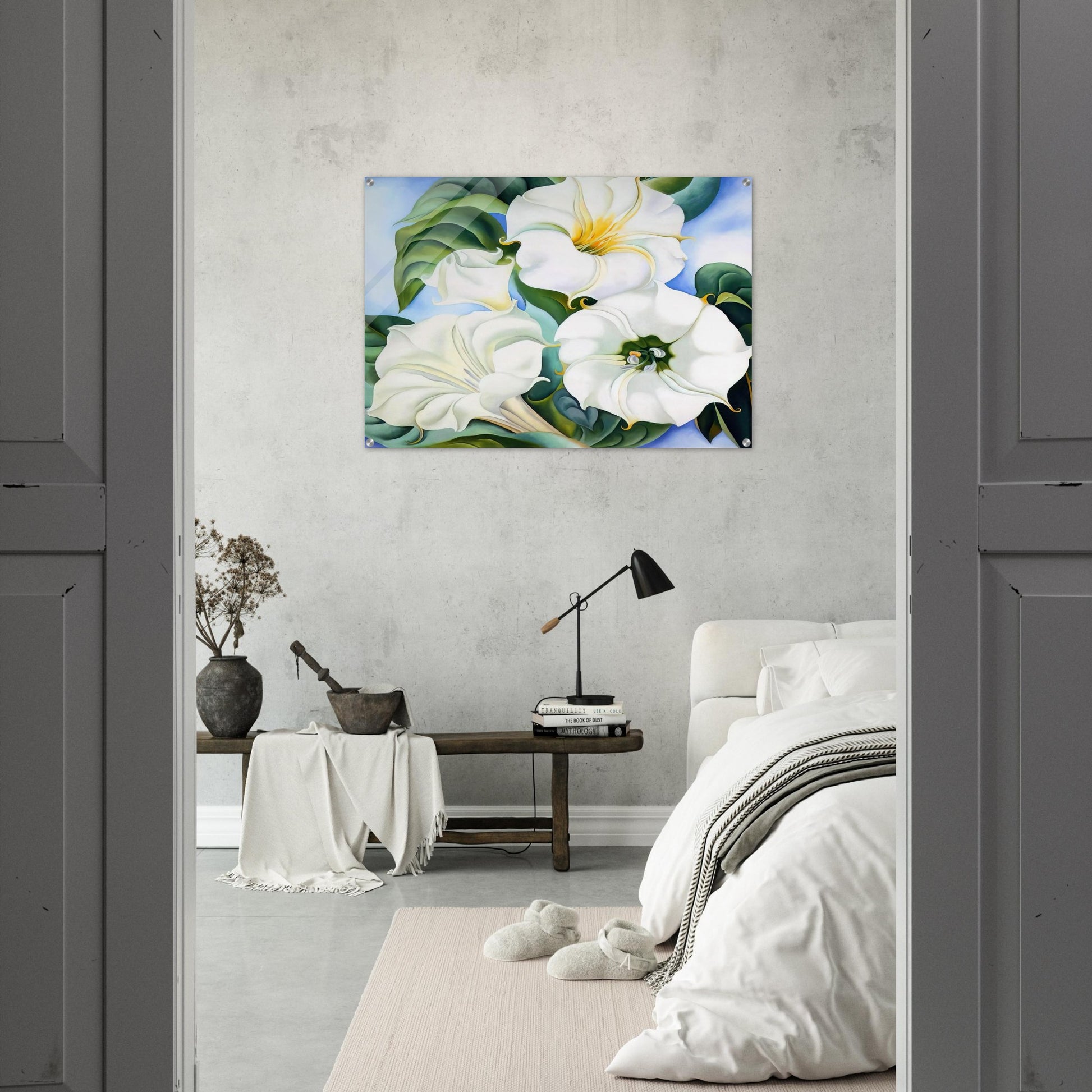 Jimson Weed 3 - Georgia O'Keeffe Acrylic Print - 70x100 cm / 28x40″ inches