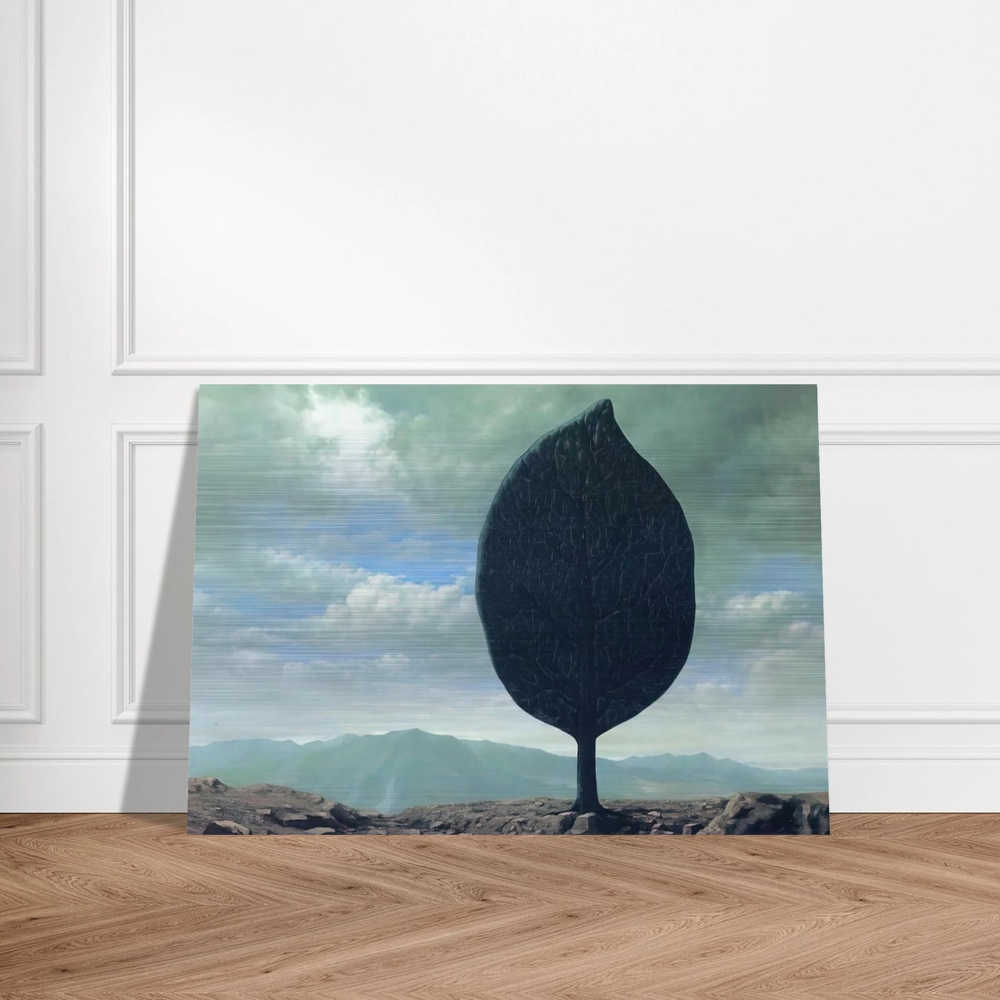 PLAIN OF AIR 1940 - Rene Magritte Brushed Aluminum Print - 70x100 cm / 28x40 inches | Rene Magritte Aluminum Print | Rene Magritte Prints