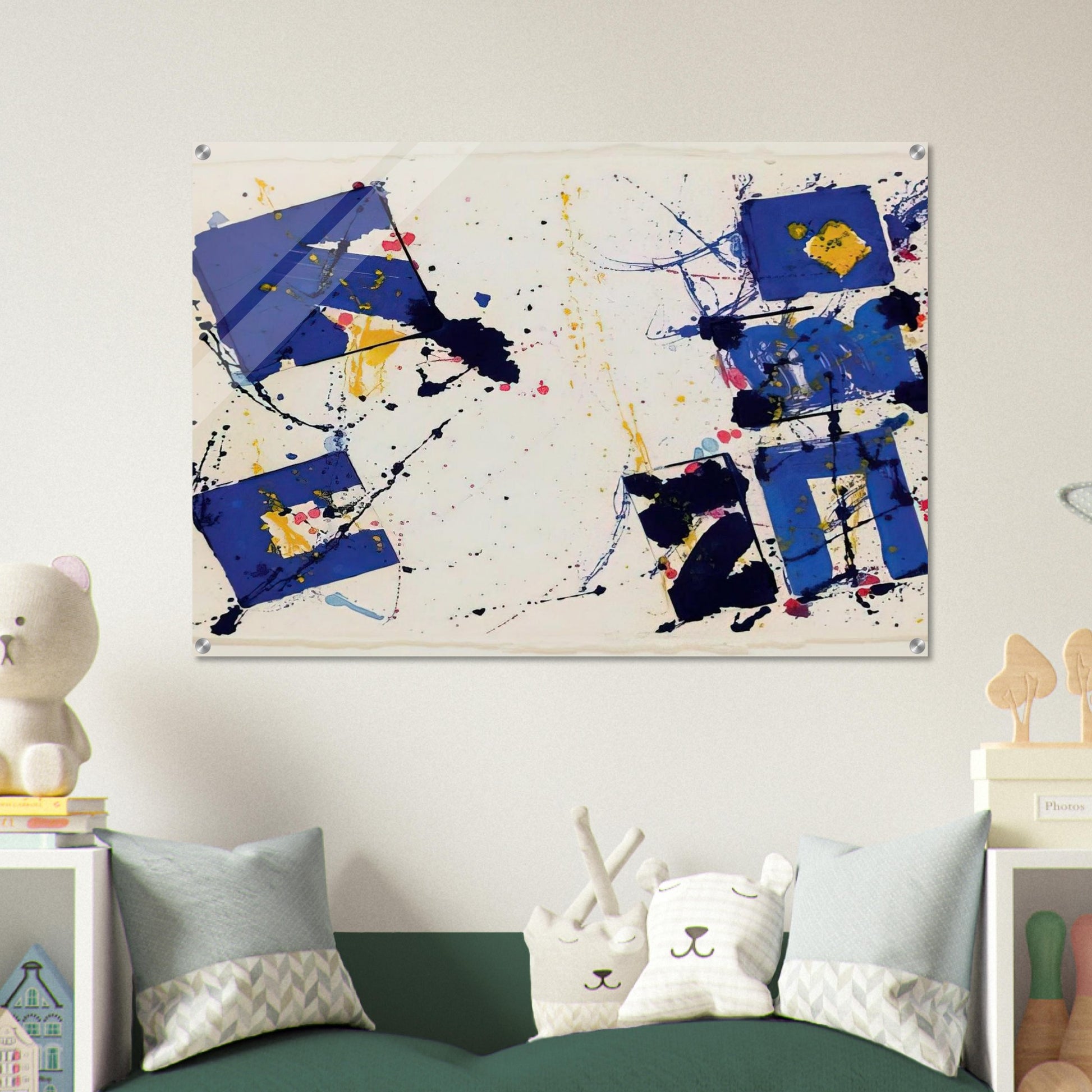 Untitled  EXP-SF-09-17-78  - Sam Francis Acrylic Print - 70x100 cm / 28x40″ inches | Sam Francis Wall Art | Sam Francis Prints