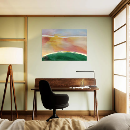 Bay Breeze - 1969 - Ronnie Landfield Brushed Aluminum Print - 70x100 cm / 28x40 inches | Ronnie Landfield Aluminum Print | Ronnie Landfield Prints