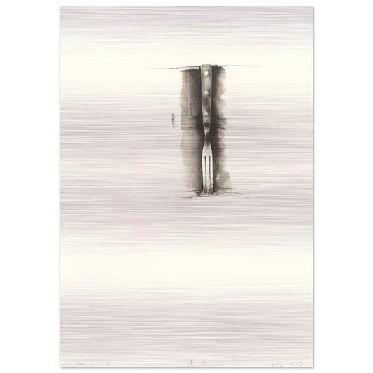UNTITLED FROM TEN WINTER TOOLS 1973 8 - Jim Dine Brushed Aluminum Print - 70x100 cm / 28x40 inches | Jim Dine Aluminum Print | Jim Dine Prints