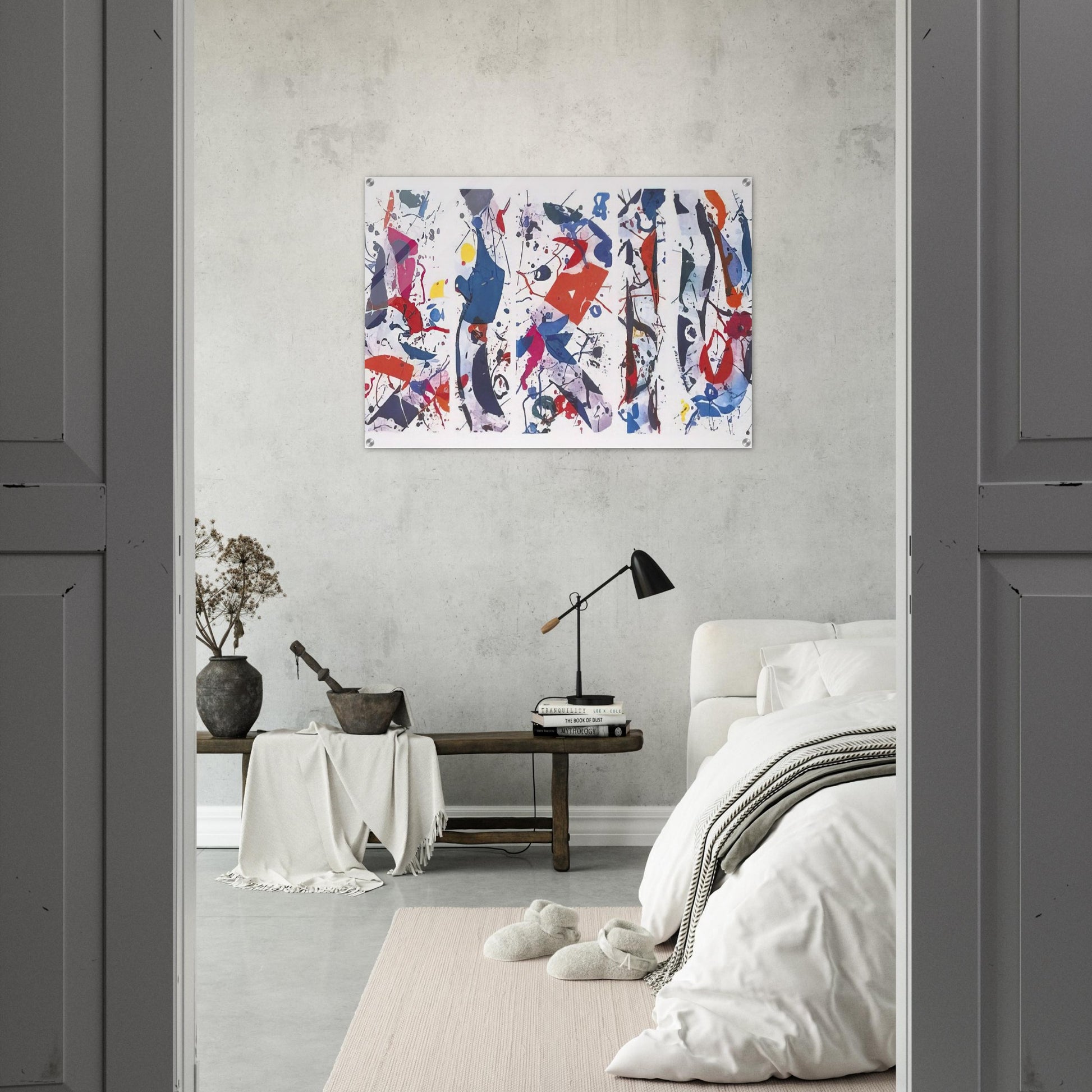 The Five Continents - Sam Francis Acrylic Print - 70x100 cm / 28x40″ inches