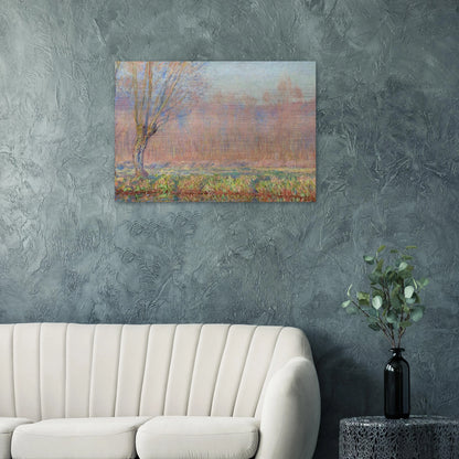 The Willows - claude monet Brushed Aluminum Print - 70x100 cm / 28x40 inches | claude monet Aluminum Print | claude monet Prints