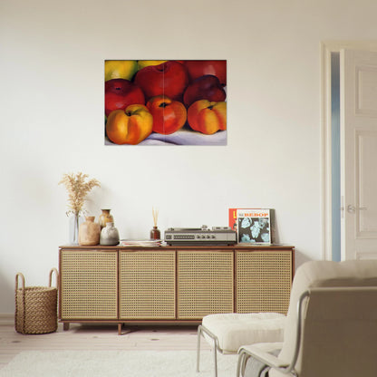 Apple Family - Georgia O'Keeffe Brushed Aluminum Print - 70x100 cm / 28x40 inches | Georgia O'Keeffe Aluminum Print | Georgia O'Keeffe Prints