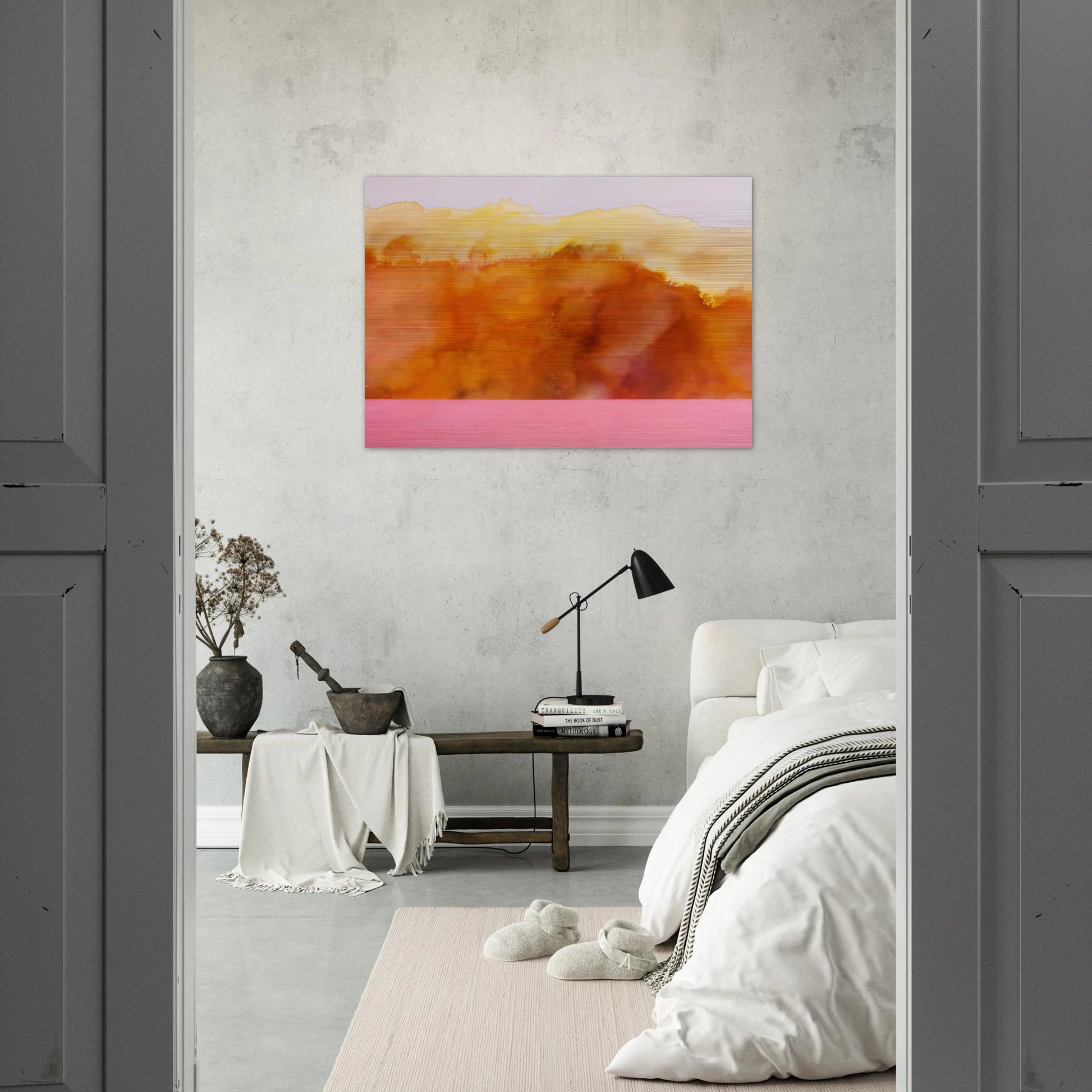 For John Keats - 1978 - Ronnie Landfield Brushed Aluminum Print - 70x100 cm / 28x40 inches | Ronnie Landfield Aluminum Print | Ronnie Landfield Prints