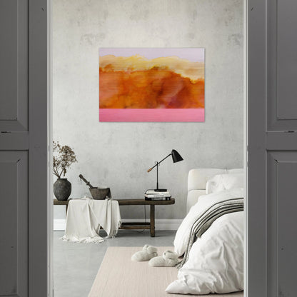 For John Keats - 1978 - Ronnie Landfield Brushed Aluminum Print - 70x100 cm / 28x40 inches | Ronnie Landfield Aluminum Print | Ronnie Landfield Prints