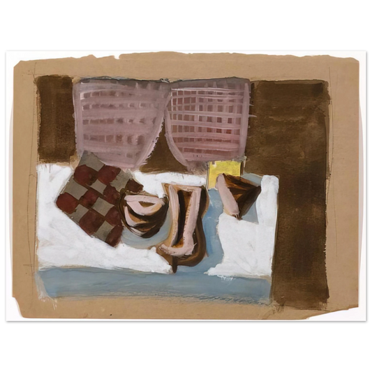 Adolph Gottlieb - Untitled Arizona Still Life - 1938  75x100 cm / 30x40inches Fine Art Poster