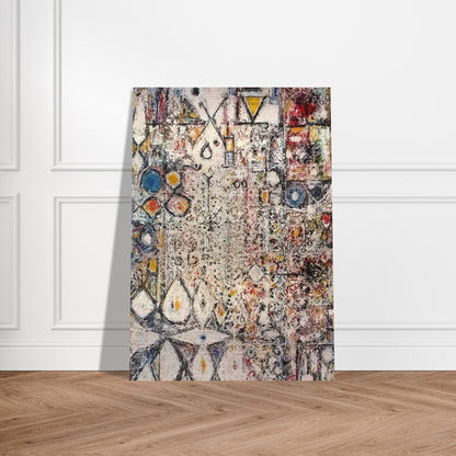 White Gothic #3 - 1957 - Richard Pousette-Dart Brushed Aluminum Print - 70x100 cm / 28x40 inches | Richard Pousette-Dart Aluminum Print | Richard Pousette-Dart Prints