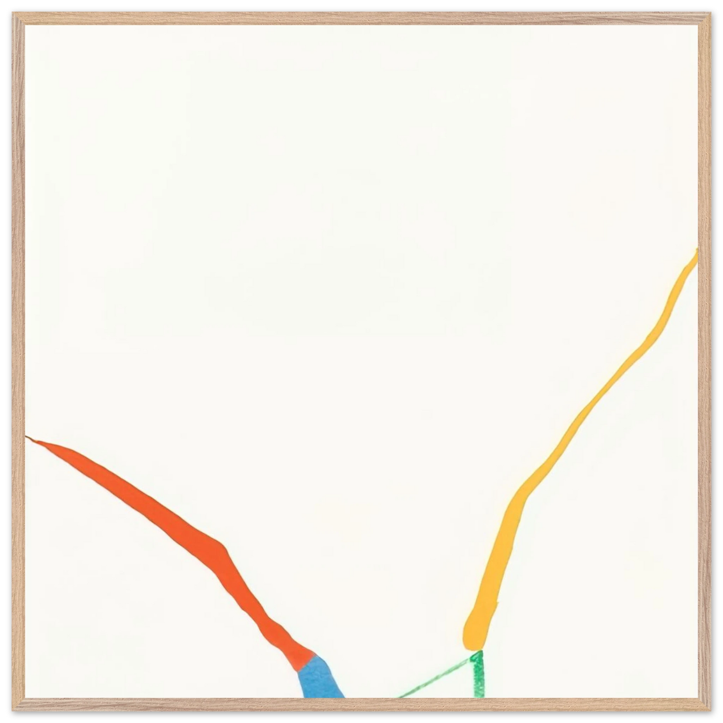 Helen Frankenthaler - What Red Lines Can Do - 1970 Wall art - 60x90 cm / 24x36 inches - Fine Art Poster-canvas - -