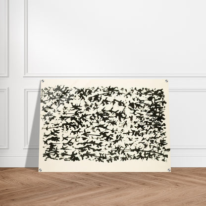 UNTITLED 7 - Henri Michaux Acrylic Print - 70x100 cm / 28x40″ inches