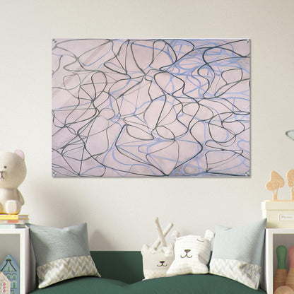 Vine - 1993 - Brice Marden Acrylic Print - 70x100 cm / 28x40″ inches