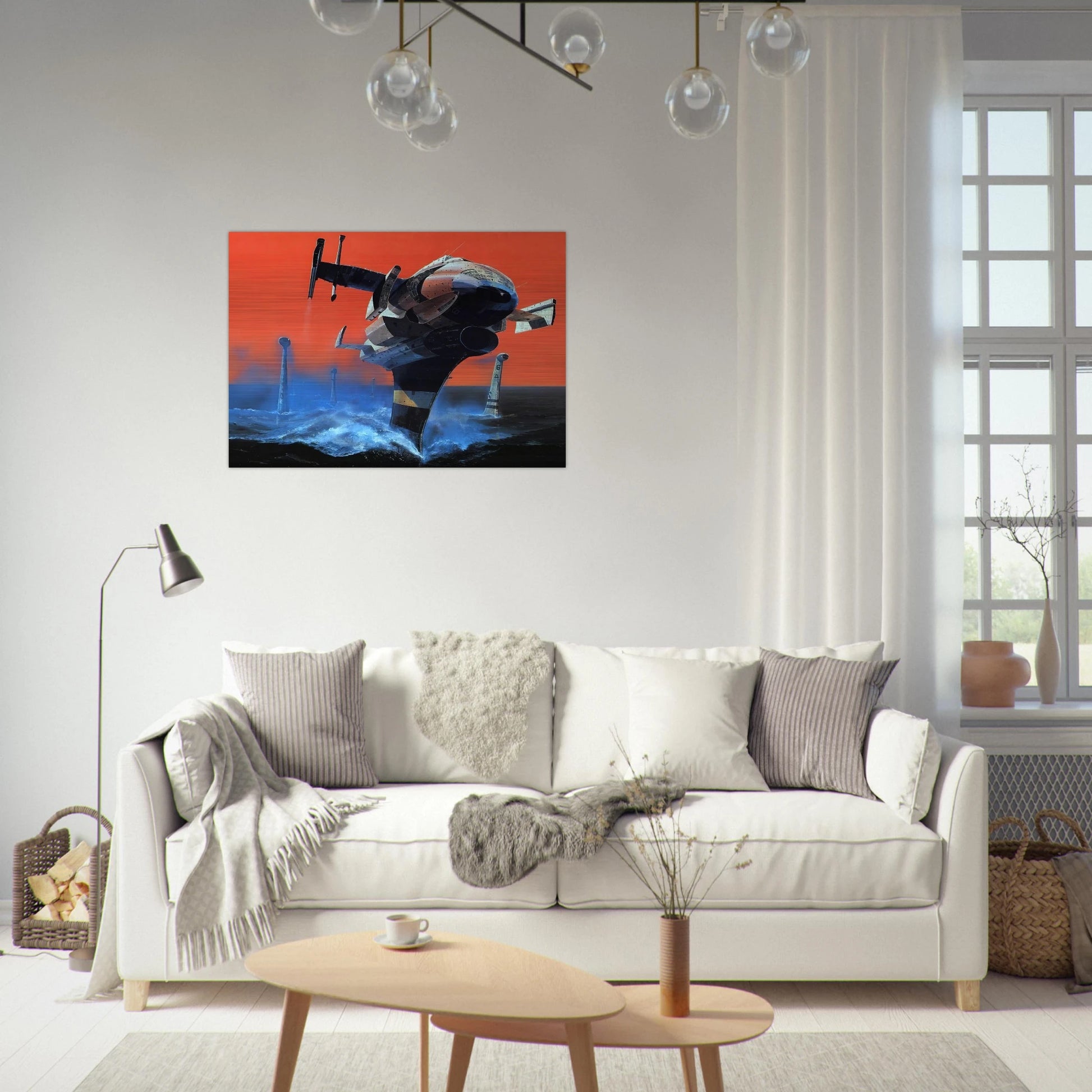 Chris Foss - Chris Foss Brushed Aluminum Print - 70x100 cm / 28x40 inches | Chris Foss Aluminum Print | Chris Foss Prints