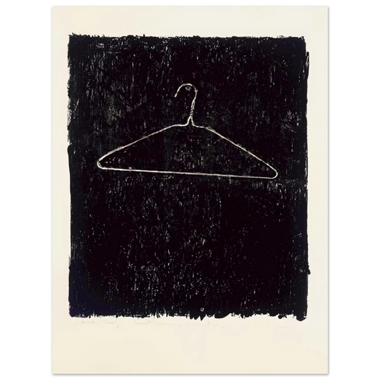 Jasper Johns - COAT HANGER II  75x100 cm / 30x40inches Fine Art Poster