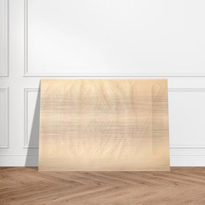 ALPHABET 1969 - Jasper Johns Brushed Aluminum Print - 70x100 cm / 28x40 inches | Jasper Johns Aluminum Print | Jasper Johns Prints
