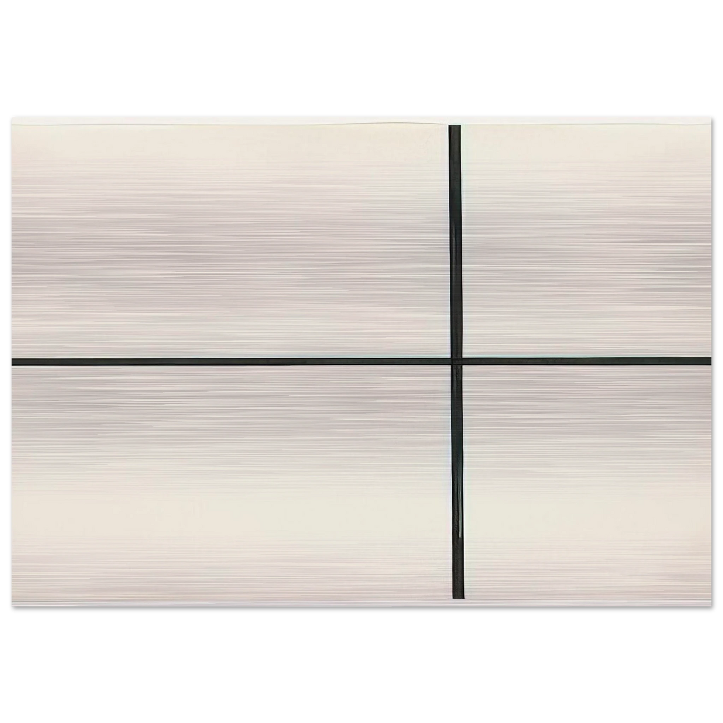 Horizontal and Vertical Lines - Ellsworth Kelly Brushed Aluminum Print - 70x100 cm / 28x40 inches | Ellsworth Kelly Aluminum Print | Ellsworth Kelly Prints