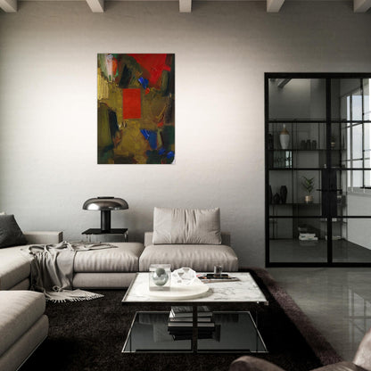 Profound Longing - Hans Hofmann Brushed Aluminum Print - 70x100 cm / 28x40 inches | Hans Hofmann Aluminum Print | Hans Hofmann Prints