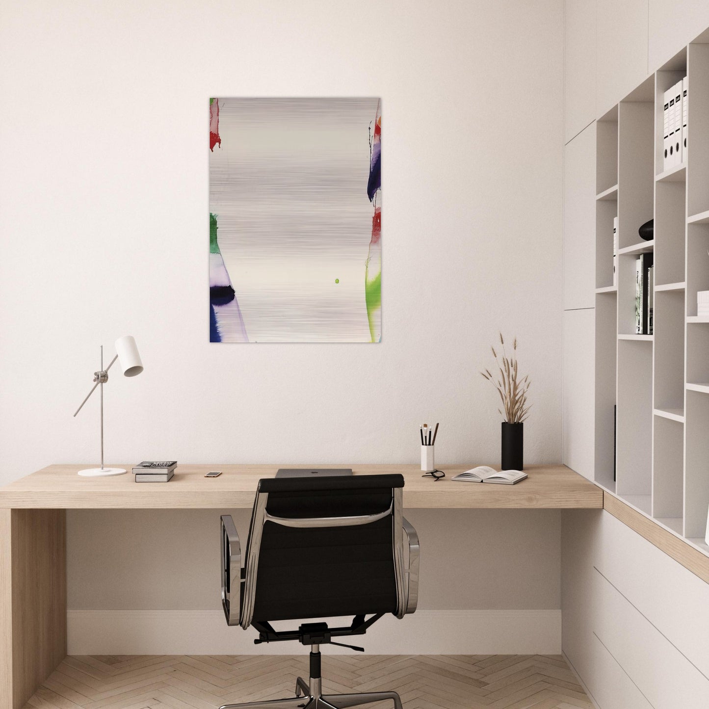Back Off - Sam Francis Brushed Aluminum Print - 70x100 cm / 28x40 inches | Sam Francis Aluminum Print | Sam Francis Prints