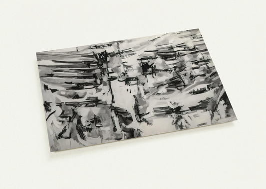 Composition - 1955 By Maria Helena Vieira da Silva Pack of 10 Post Cards | Maria Helena Vieira da Silva Post Cards | A6 (10.5 x 14.8 cm) - 4.1 x 5.8 inches