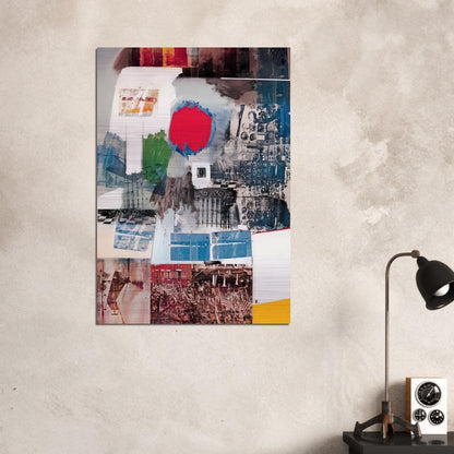 ARCHIVE 1963 - Robert Rauschenberg Brushed Aluminum Print - 70x100 cm / 28x40 inches | Robert Rauschenberg Aluminum Print | Robert Rauschenberg Prints
