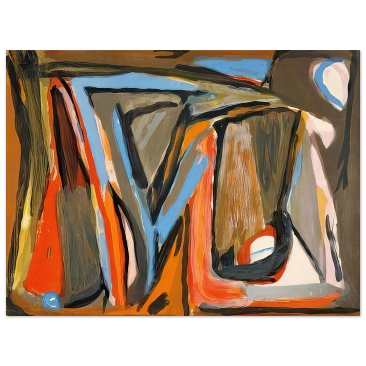 Bram van Velde - Le tout - 1978  75x100 cm / 30x40inches Fine Art Poster